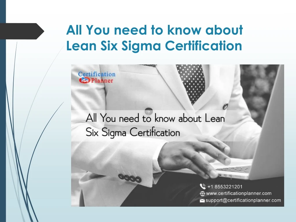 all you need to know about lean six sigma certification