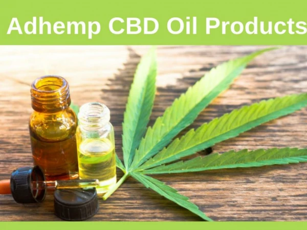 Adhemp CBD Oil Products