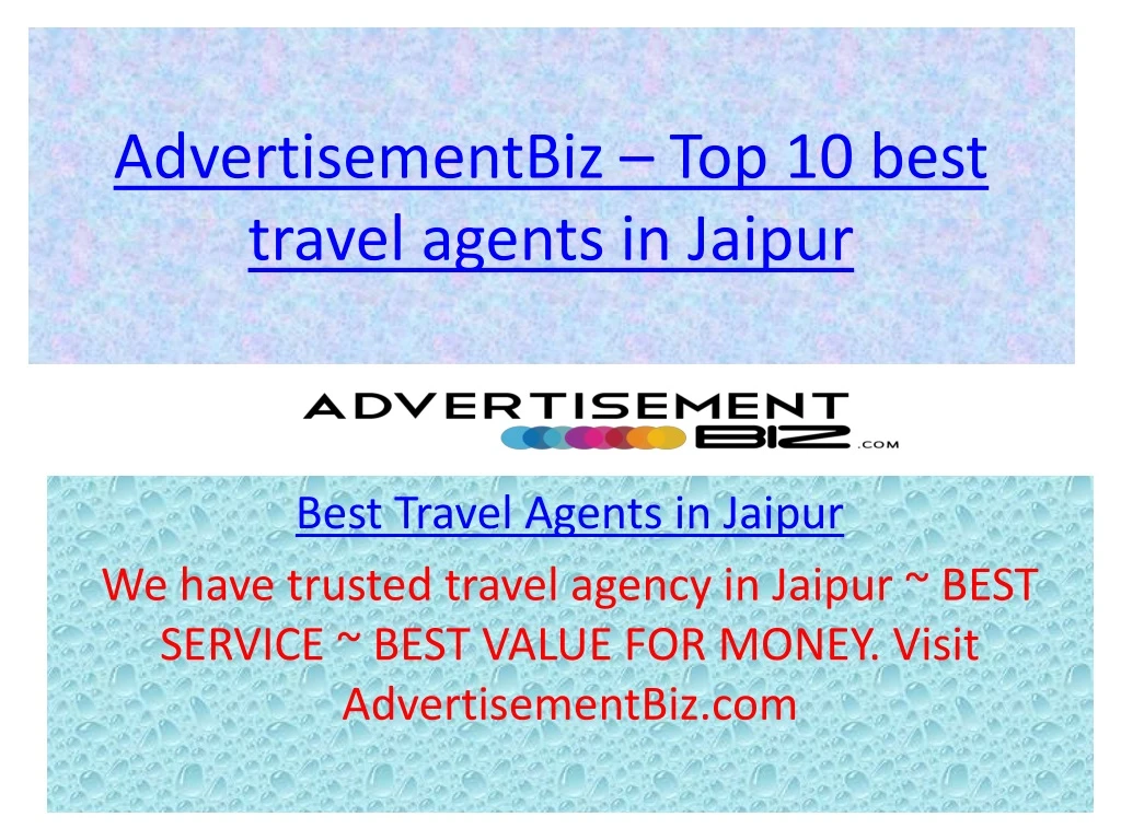 advertisementbiz top 10 best travel agents in jaipur