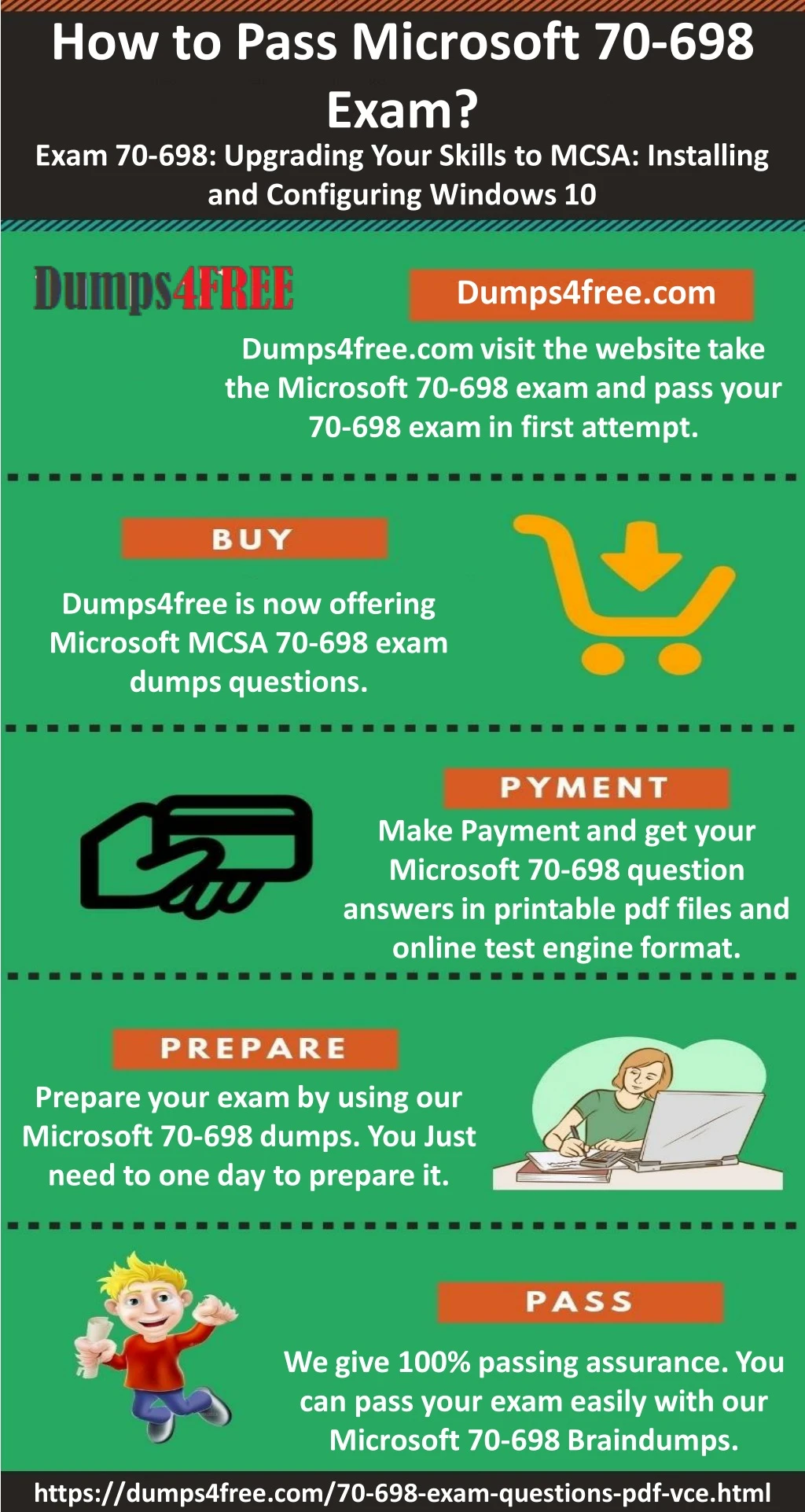 how to pass microsoft 70 698 exam