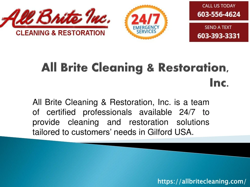 all brite cleaning restoration inc