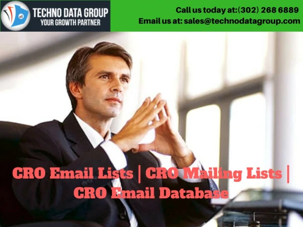 CRO Email Lists | CRO Mailing Lists | CRO Email Database in usa