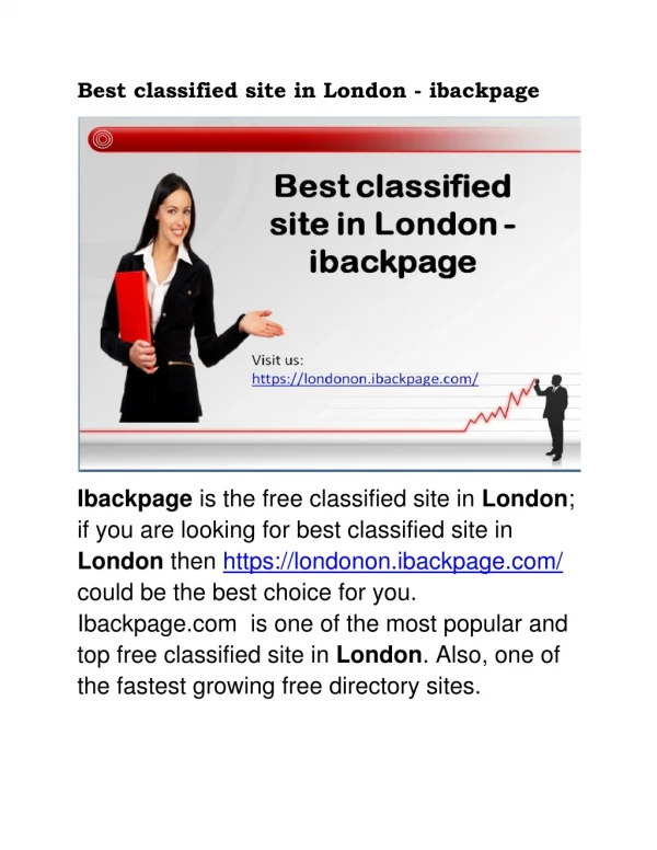 Best classified site in London - ibackpage