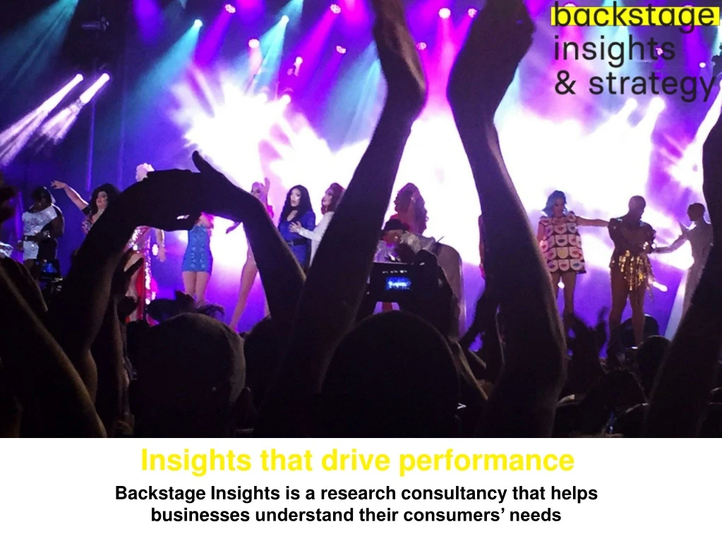 insights that drive performance