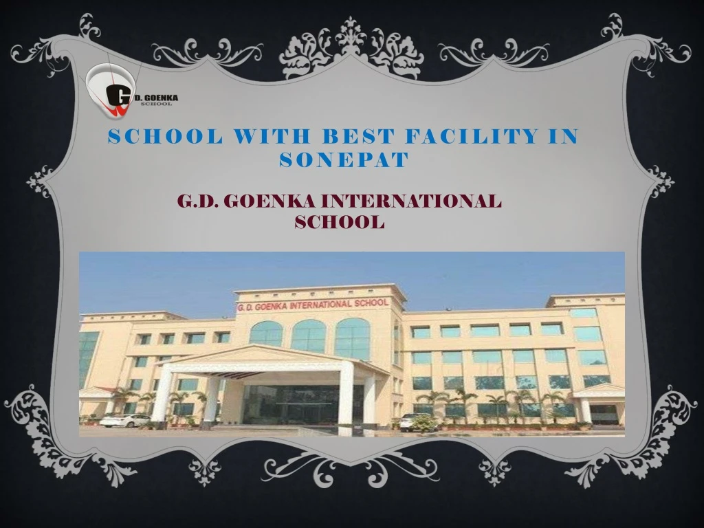 s chool with best facility in sonepat