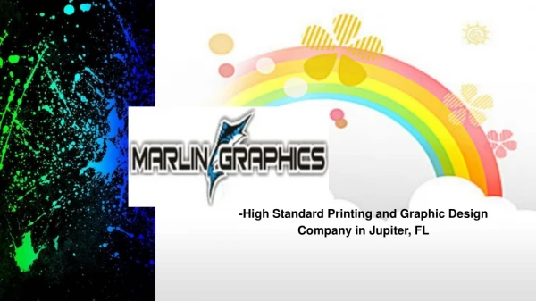 High Standard Printing and Graphic Design Company in Jupiter, FL