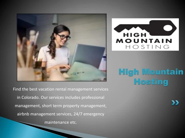 Vacation Rental Management Services In Colorado | High Mountain Hosting