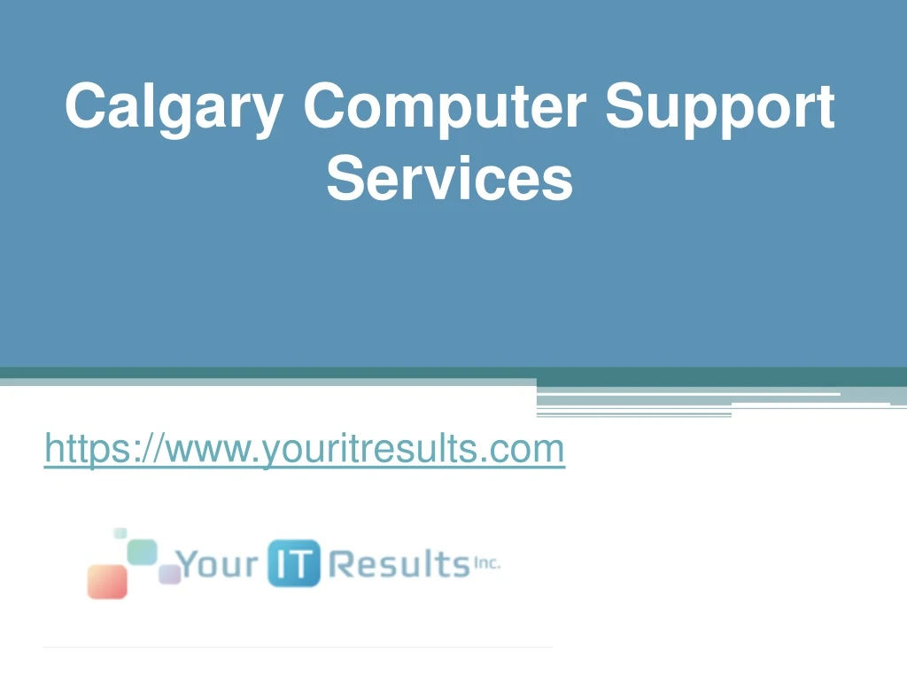 calgary computer support services