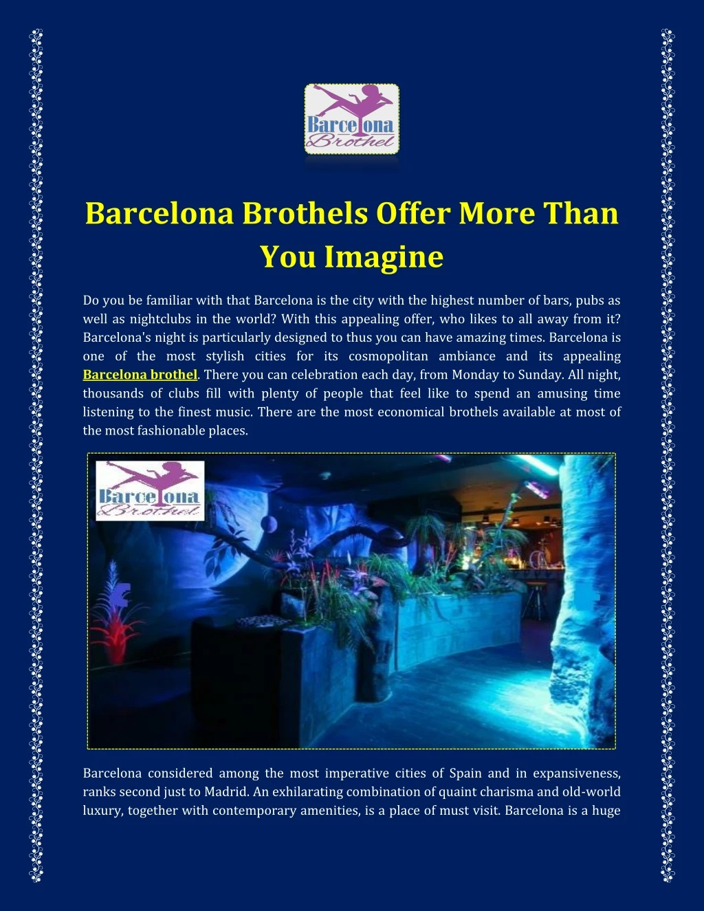 barcelona brothels offer more than you imagine
