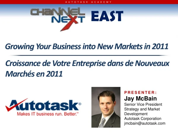 Growing Your Business - Autotask ChannelNext