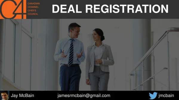 Deal Registration - Channel Chiefs Council Webinar - Jay McBain - Dec 2016