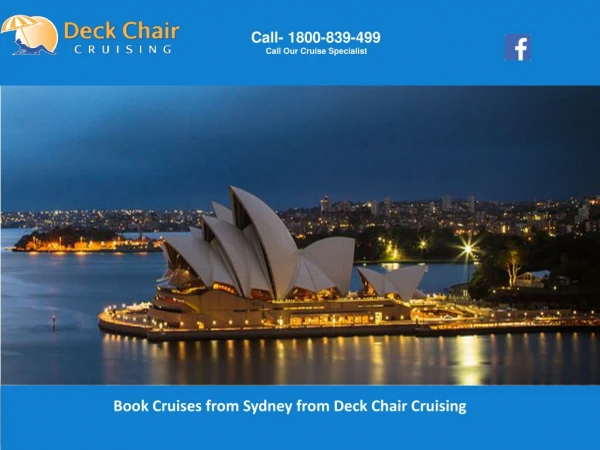 Book Cruises from Sydney from Deck Chair Cruising