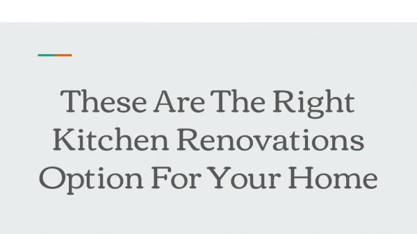 Auckland Rangehoods - These Are The Right Kitchen Renovations Option For Your Home