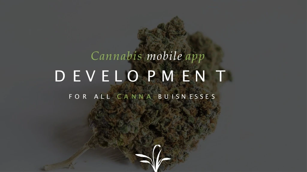 cannabis mobile app d e v e l o p m e n t