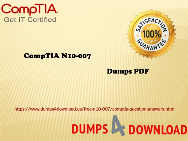 How I Download CompTIA N10-007 Exam Dumps from website