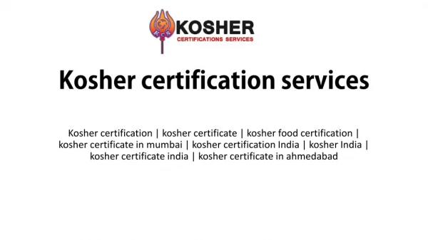 kosher certification | kosher certificate | kosher food certification | kosher certificate in mumbai | kosher certificat