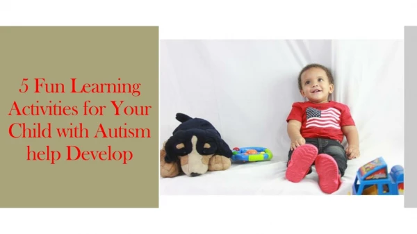 5 Fun Learning Activities for Your Child with Autism | Centre for Autism in Bangalore