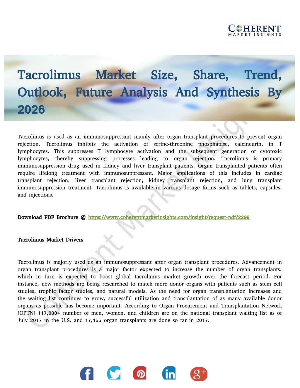 tacrolimus tacrolimus market size share trend