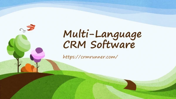 Multi-Language CRM Software