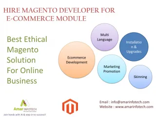 Hire Magento Developer For E-commerce - slide 1