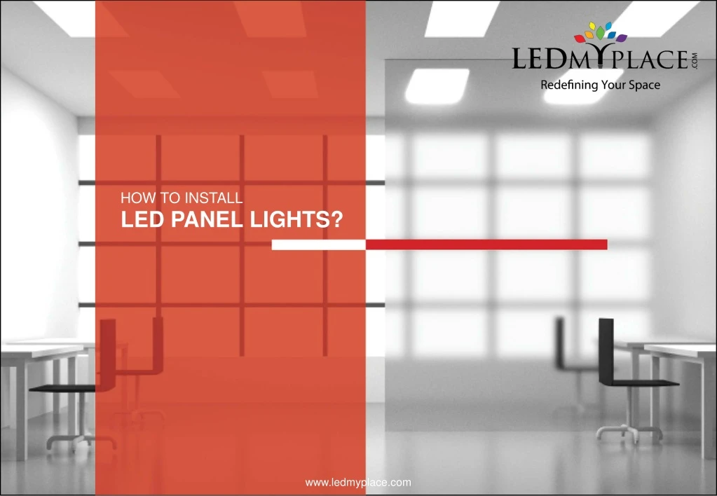 how to install led panel lights