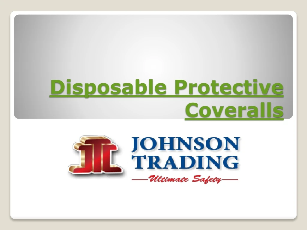 disposable protective coveralls