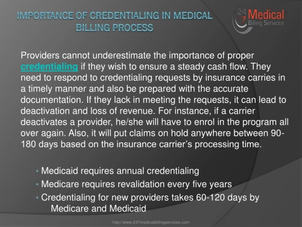 Importance of Credentialing in Medical Billing Process
