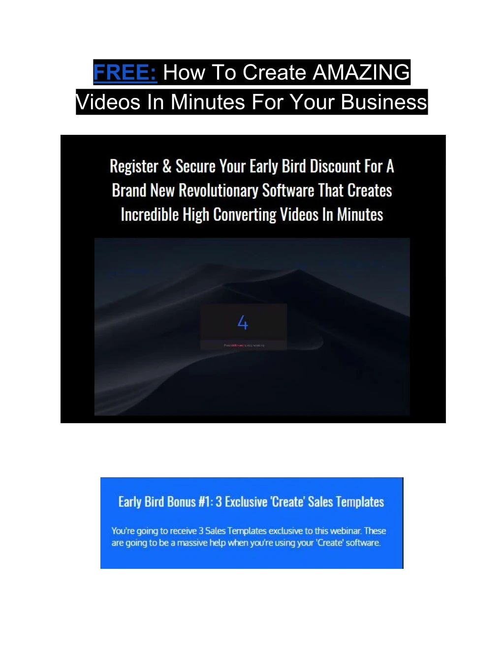 free how to create amazing videos in minutes