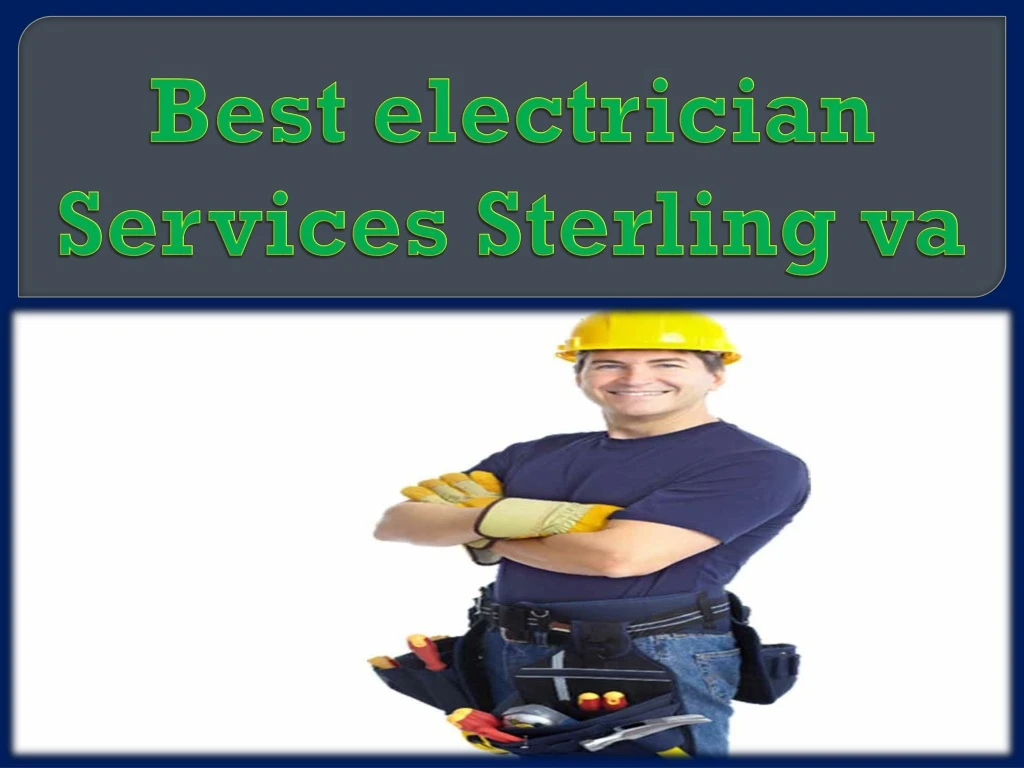 best electrician services sterling va