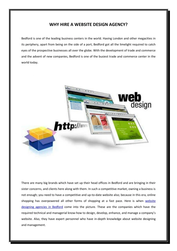 WHY HIRE A WEBSITE DESIGN AGENCY?