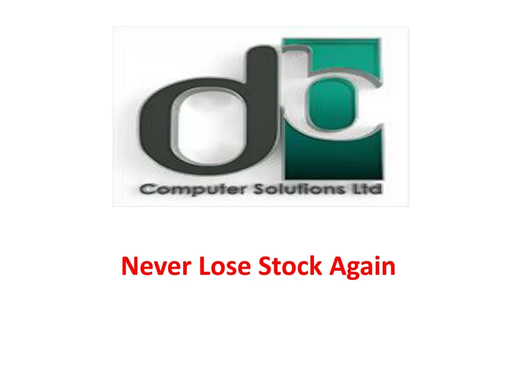 never lose stock again