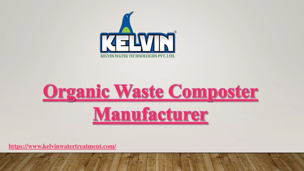 organic waste composter manufacturer