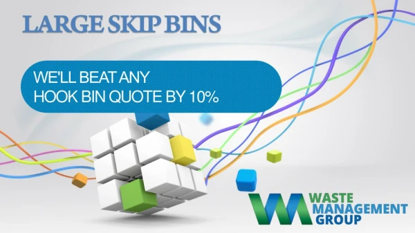 Large Skip Bins - WM Group