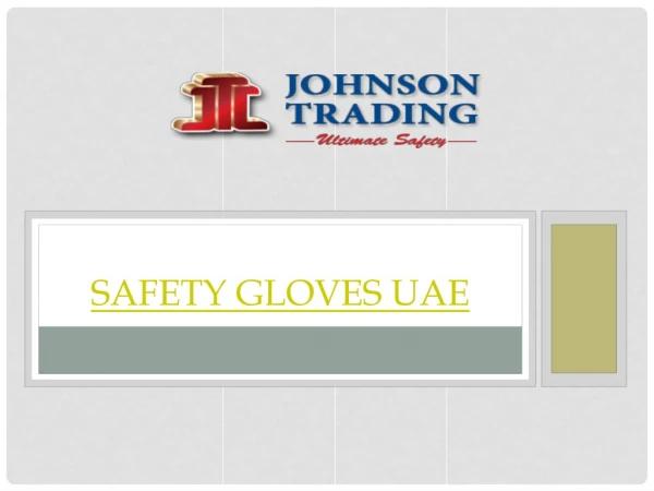 safety gloves uae