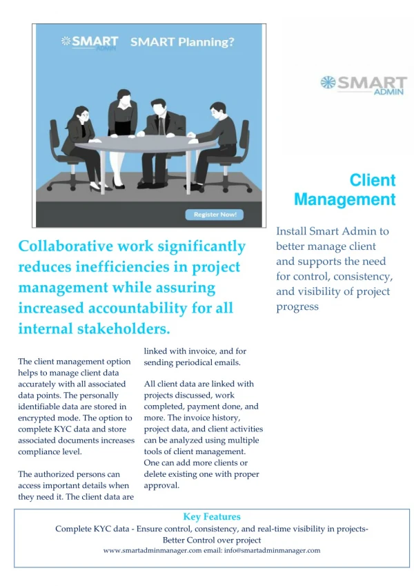Client Management Software|Project Management - SmartAdmin