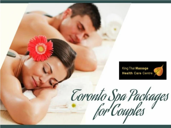 Book Spa Packages for Couples in Toronto