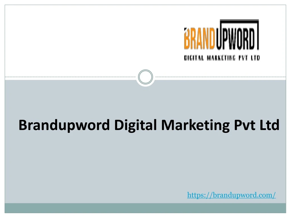 brandupword digital marketing pvt ltd