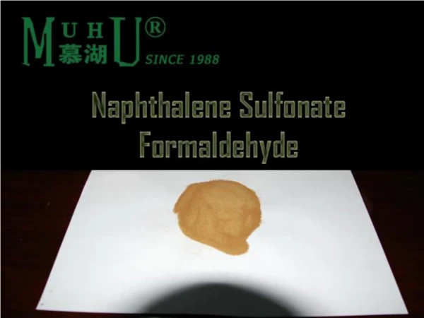 Naphthalene Sulfonate Formaldehyde for Concrete