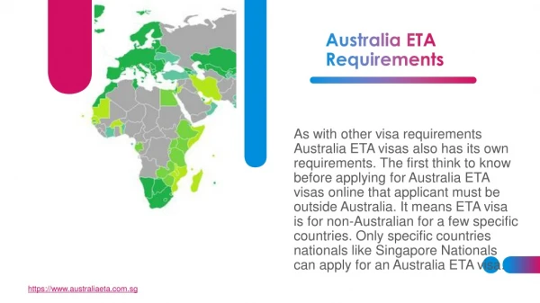Australia ETA document share Requirements