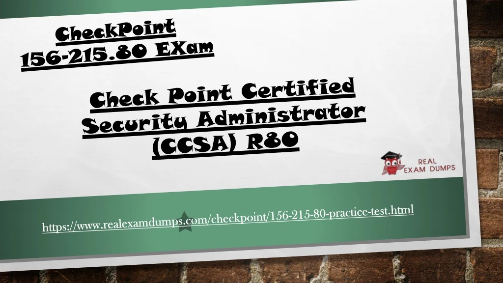 checkpoint 156 215 80 exam