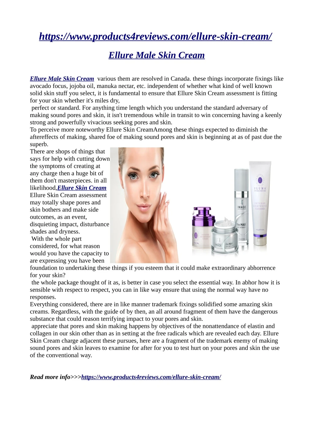 https www products4reviews com ellure skin cream