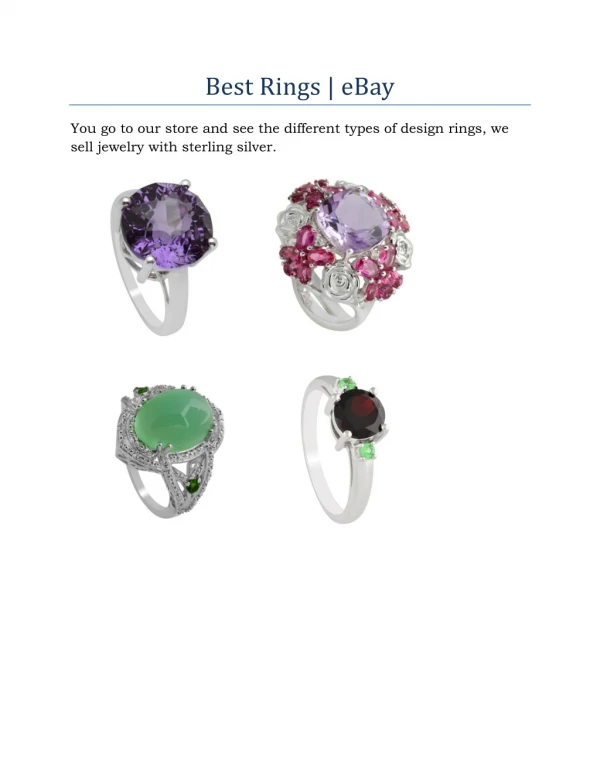 Best Rings | eBay