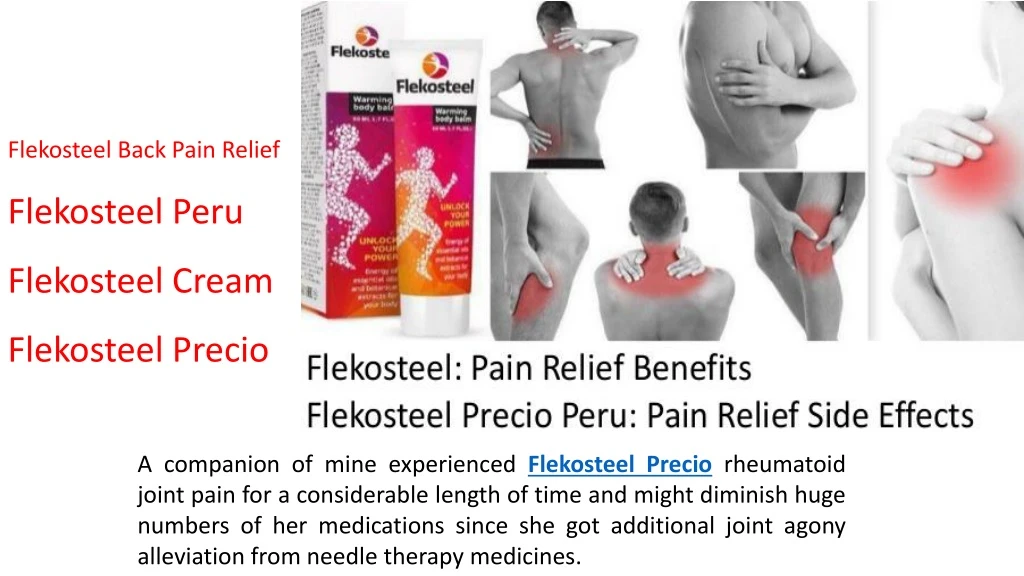 flekosteel back pain relief flekosteel peru