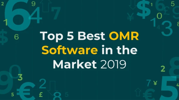 Top 5 Best OMR Software in the Market