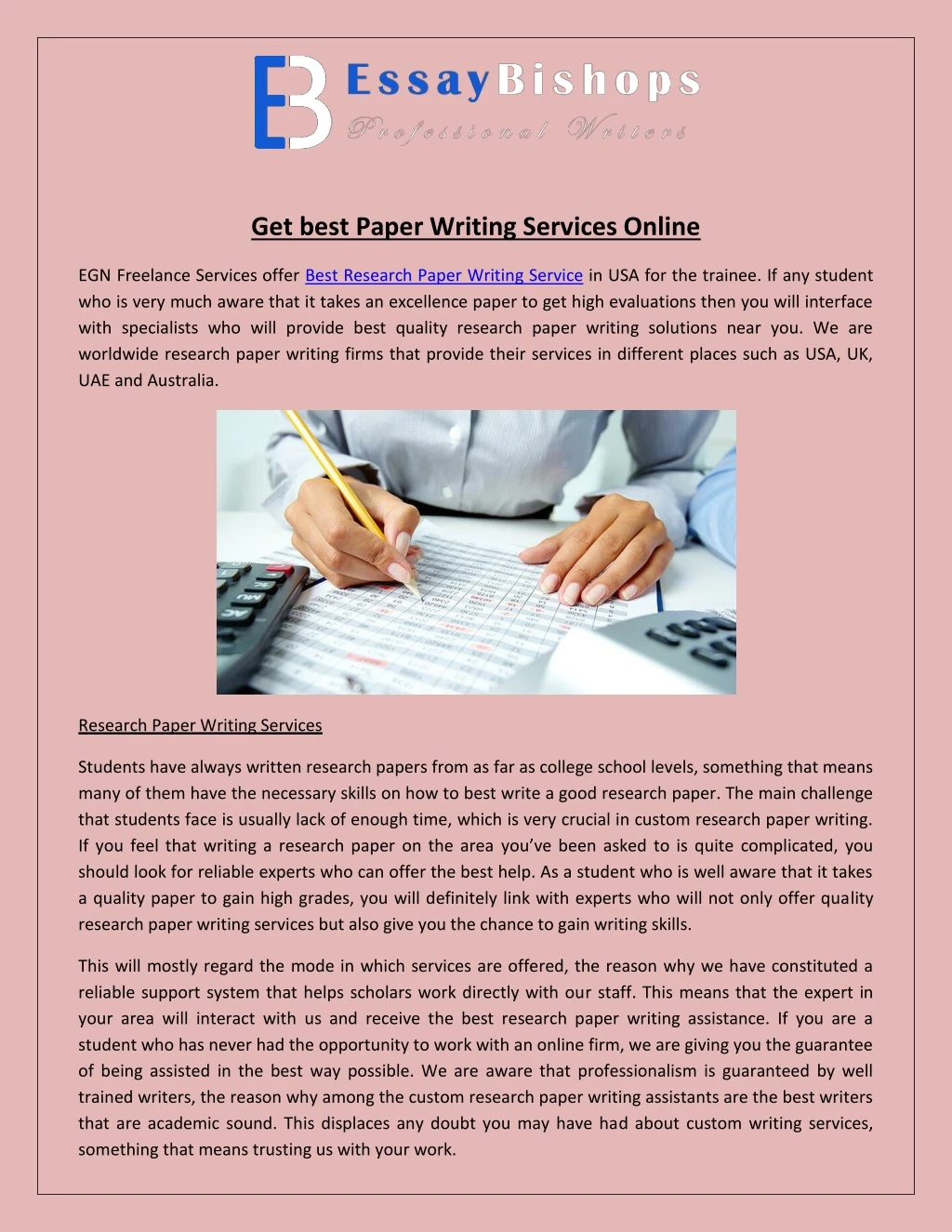 get best paper writing services online