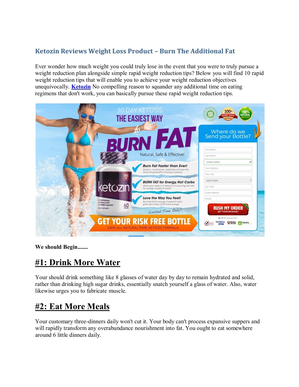 ketozin reviews weight loss product burn