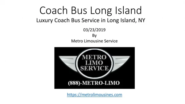 Coach Bus Service Long Island