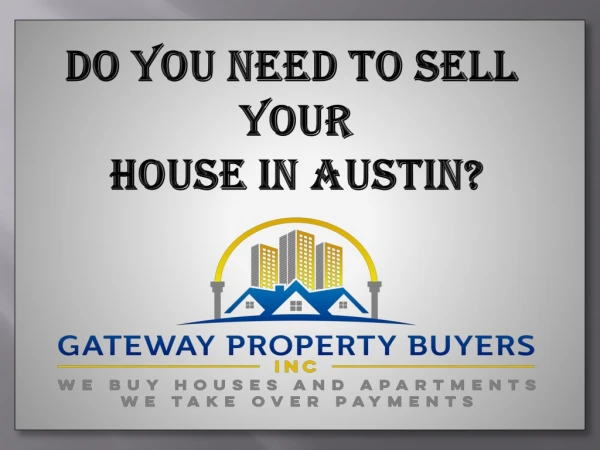 Sell your house fast Austin