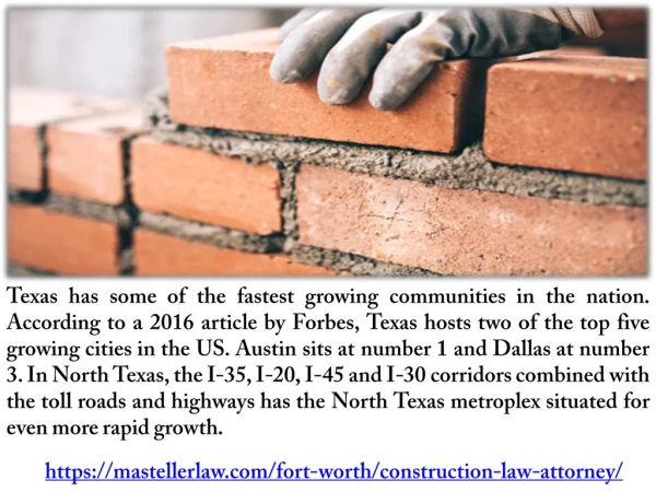 Fort Worth Construction Lawyer Contract Lawyer - Masteller Law Firm