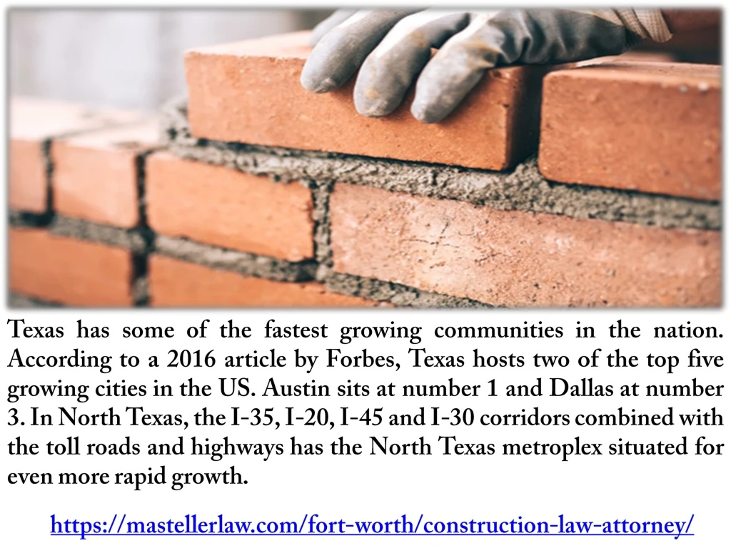 texas has some of the fastest growing communities